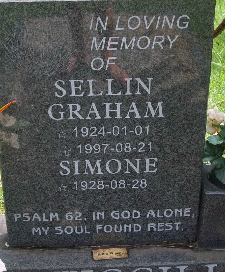 WIGGILL Sellin Graham 1924-1997 &amp; Simone 1928-