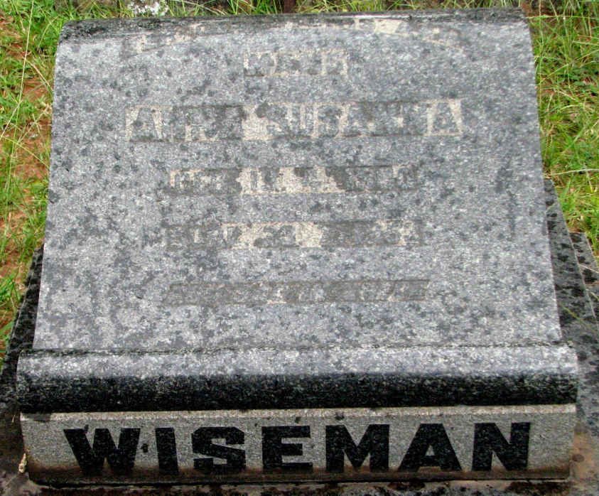 WISEMAN Anna Susanna