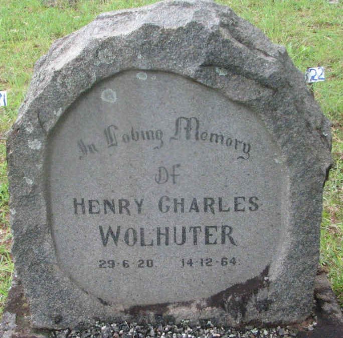 WOLHUTER Henry Charles 1920-1964