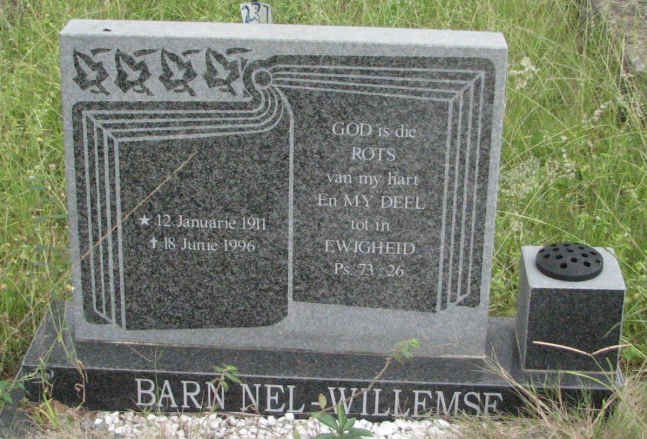 WILLEMSE Barn Nel 1911-1996