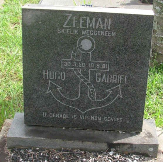 ZEEMAN Hugo Gabriel 1950-1981