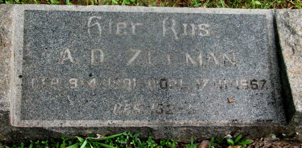 ZEEMAN A.D. 1891-1957