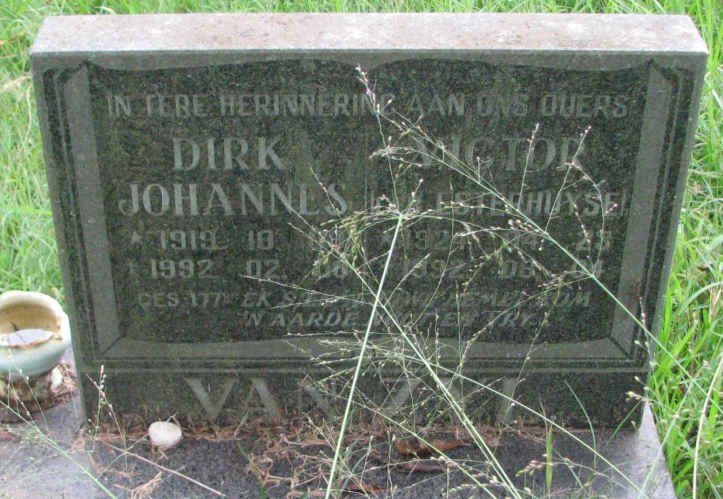 ZYL Dirk Johannes, van 1919-1992 &amp; Victor ESTERHUYSEN 1924-1992