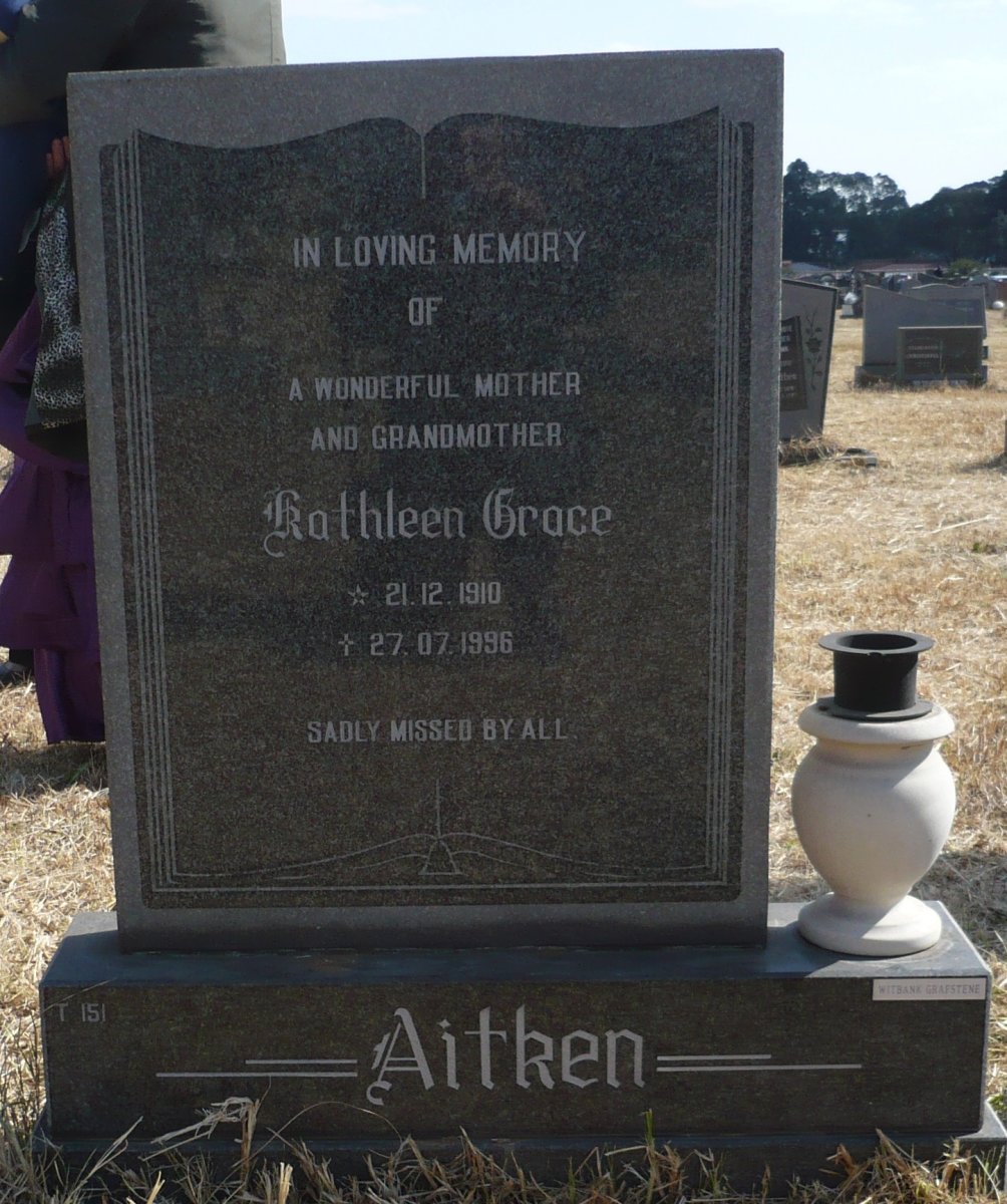 AITKEN Kathleen Crace 1910-1996