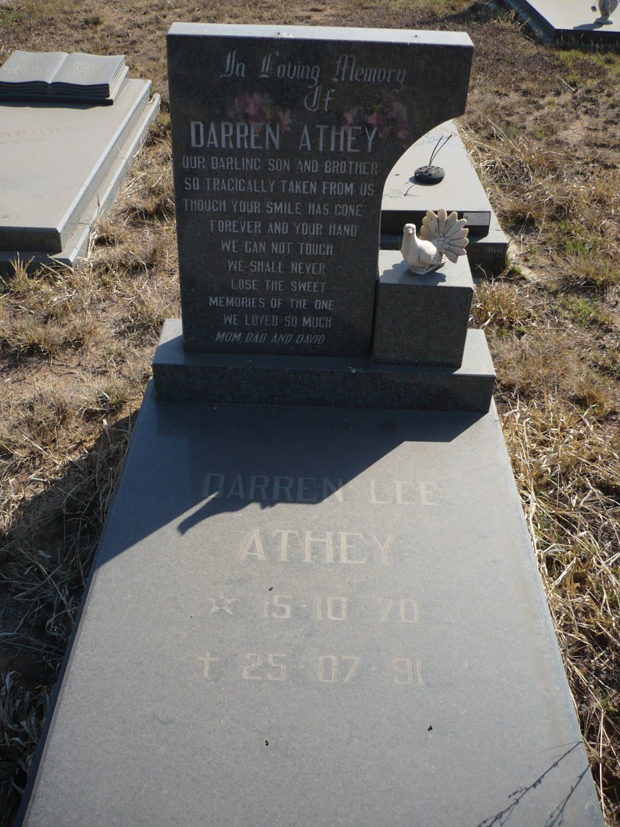 ATHEY Darren Lee 1970-1991