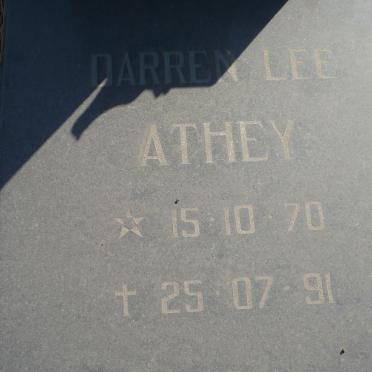 ATHEY Darren Lee 1970-1991