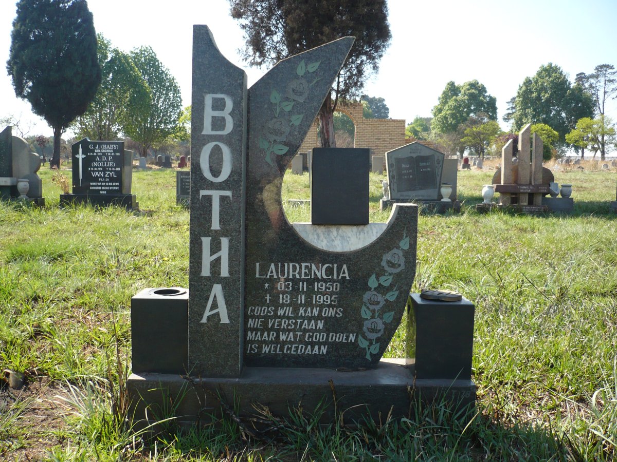 BOTHA Laurencia 1950-1995