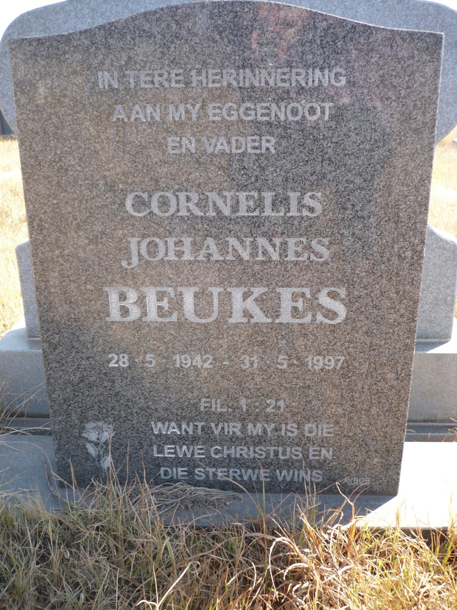 BEUKES Cornelis Johannes 1942-1997