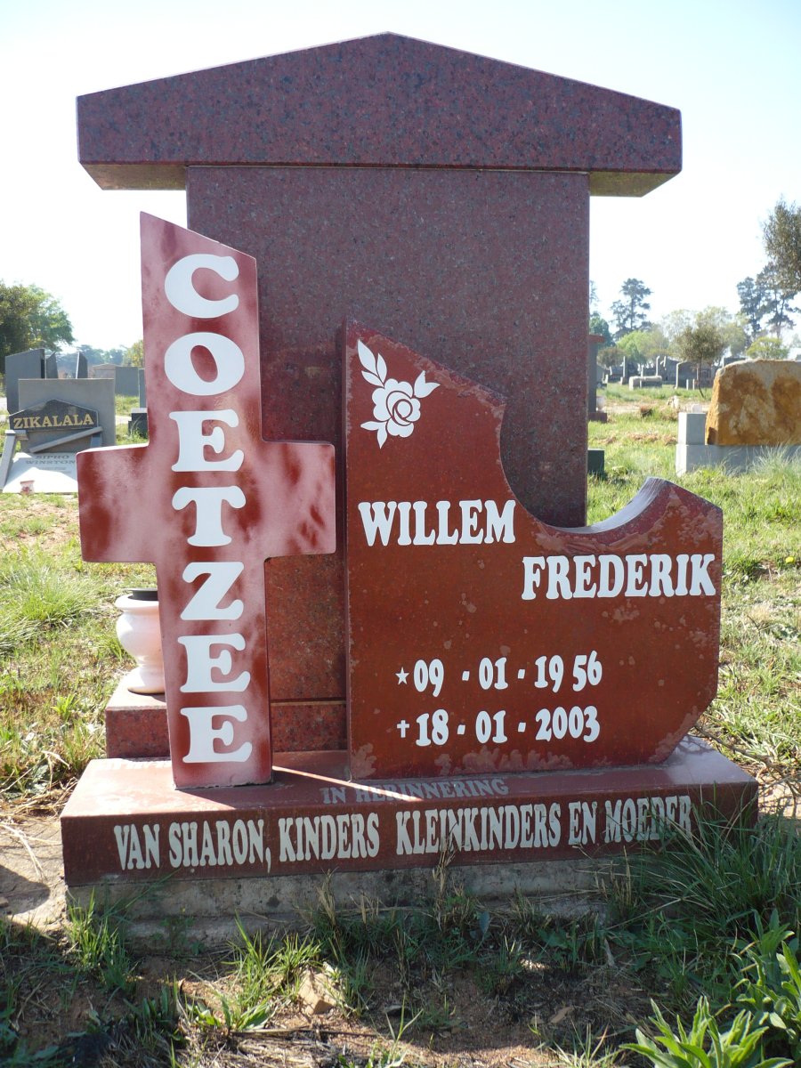 COETZEE Willem Frederik 1956-2003