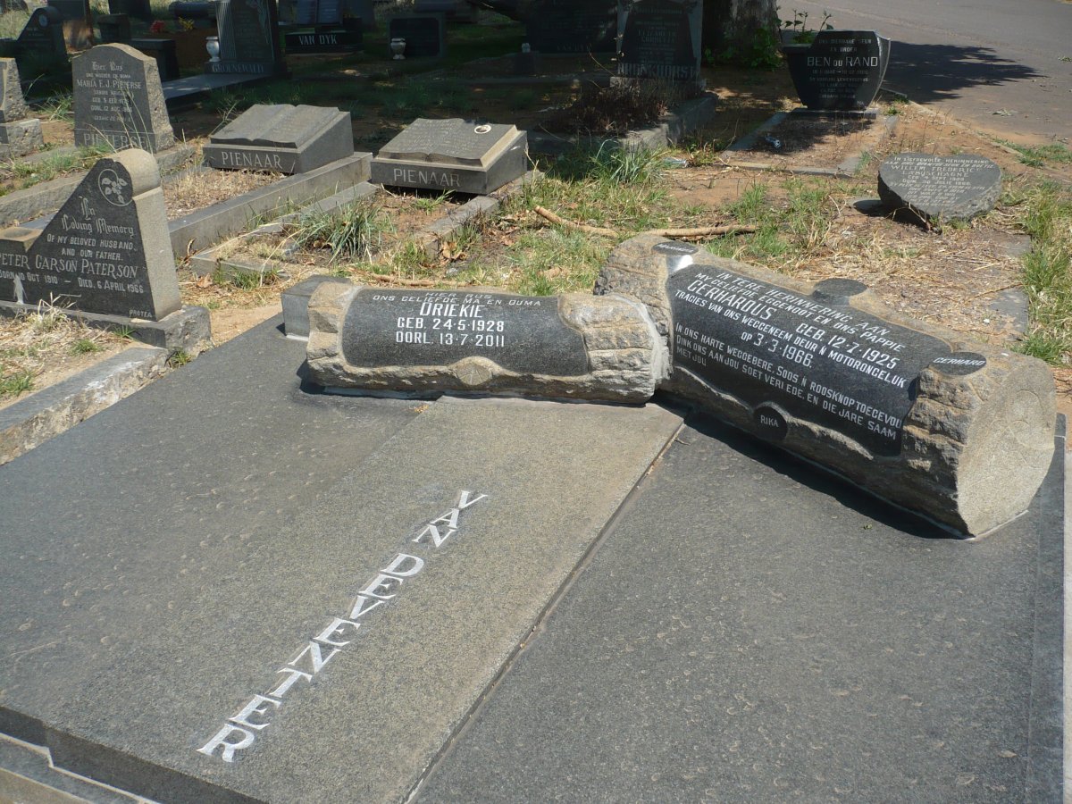 DEVENTER Gerhardus, van 1925-1966 &amp; Driekie 1928-2011