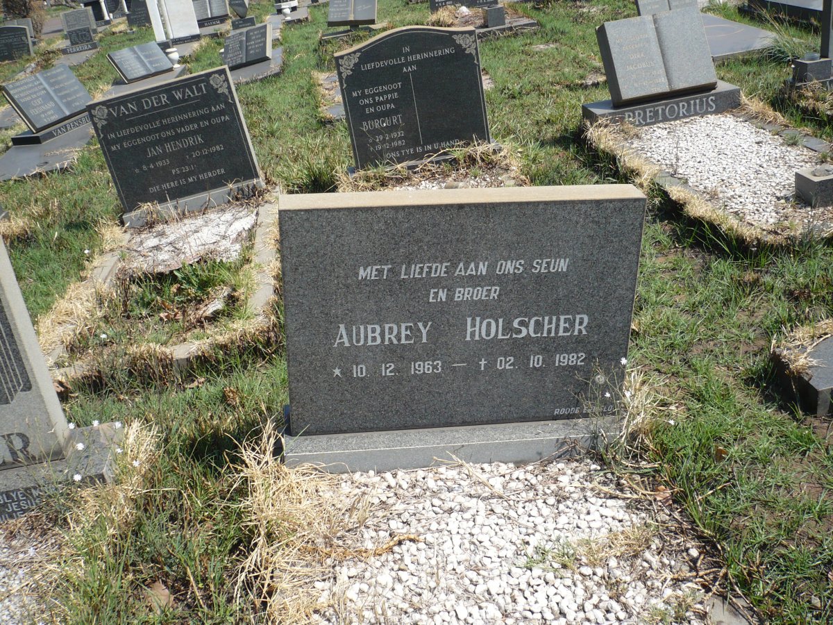 HOLSCHER Aubrey 1963-1982