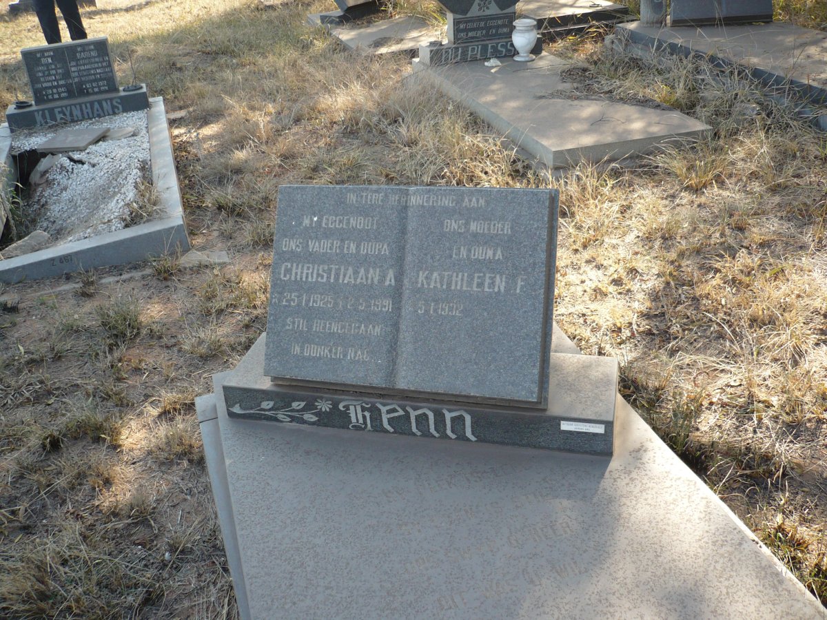 HENN Christiaan A. 1925-1991 &amp; Kathleen F. 1932-