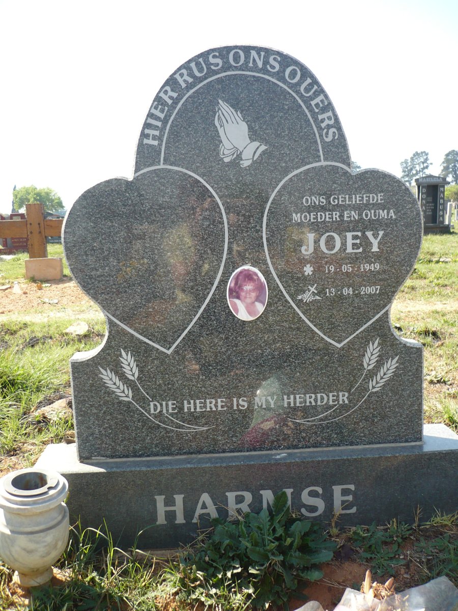 HARMSE Joey 1949-2007