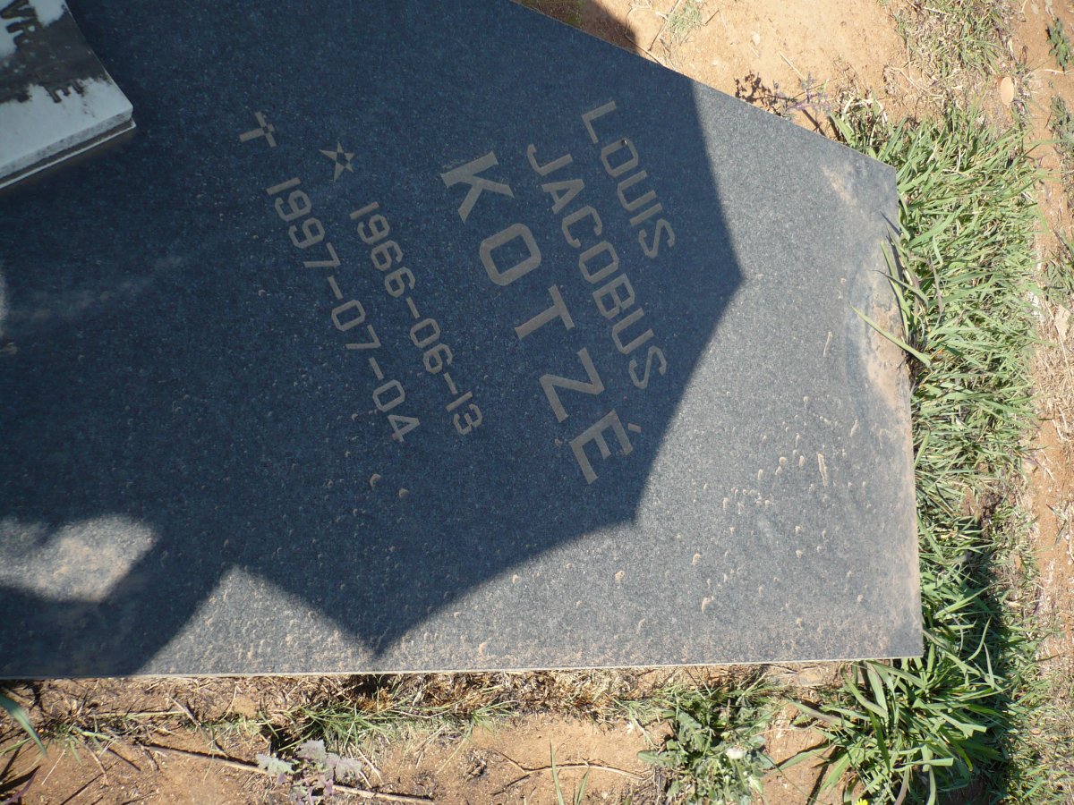 KOTZE Louis Johannes 1966-1997