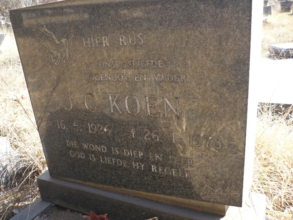 KOEN J.C. 1926-1978