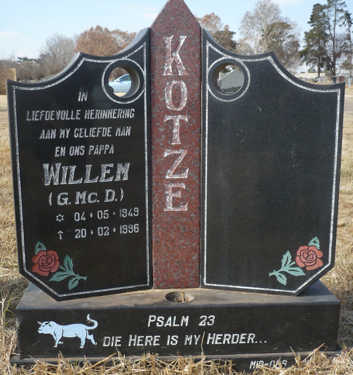 KOTZE Willem 1949-1996