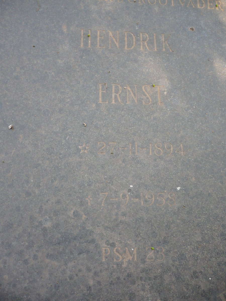 LOGGENBERG Hendrik Ernst, van 1894-1958