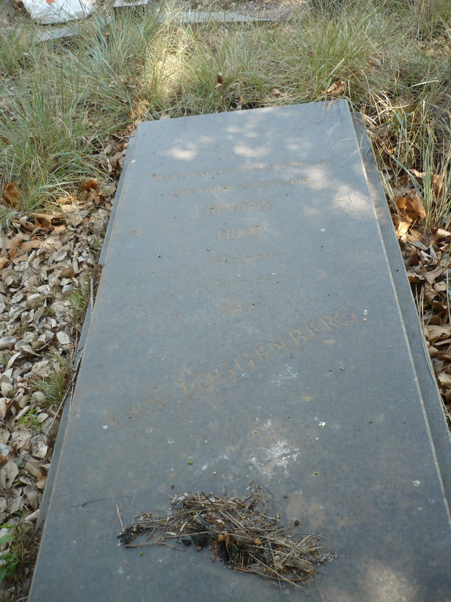 LOGGENBERG Hendrik Ernst, van 1894-1958