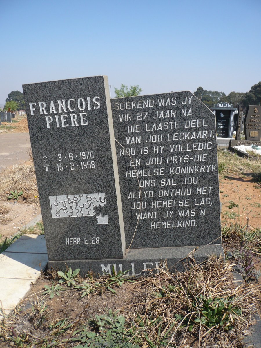 MILLER Francois Piéré 1970-1998