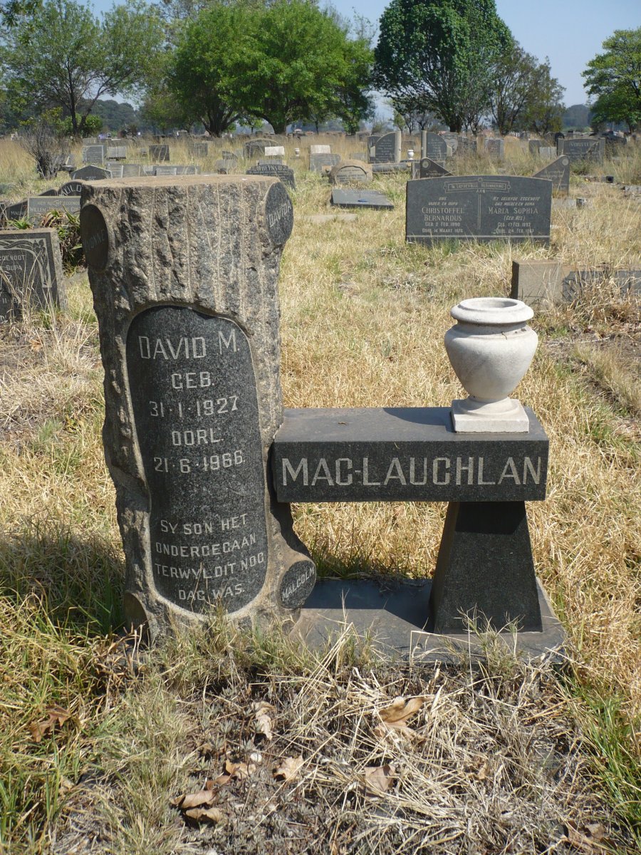 MACLAUGHLAN David M. 1927-1966
