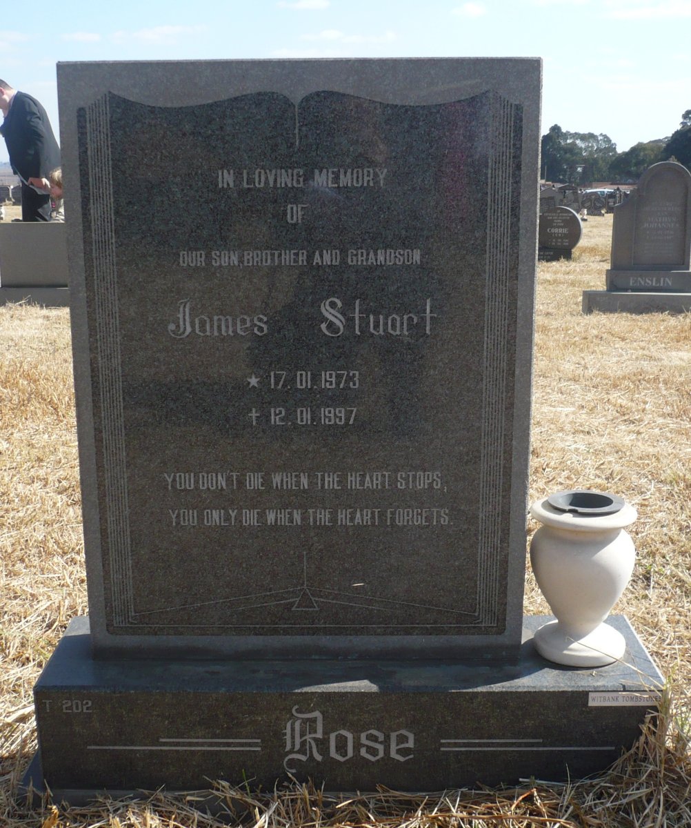 ROSE James Stuart 1973-1997