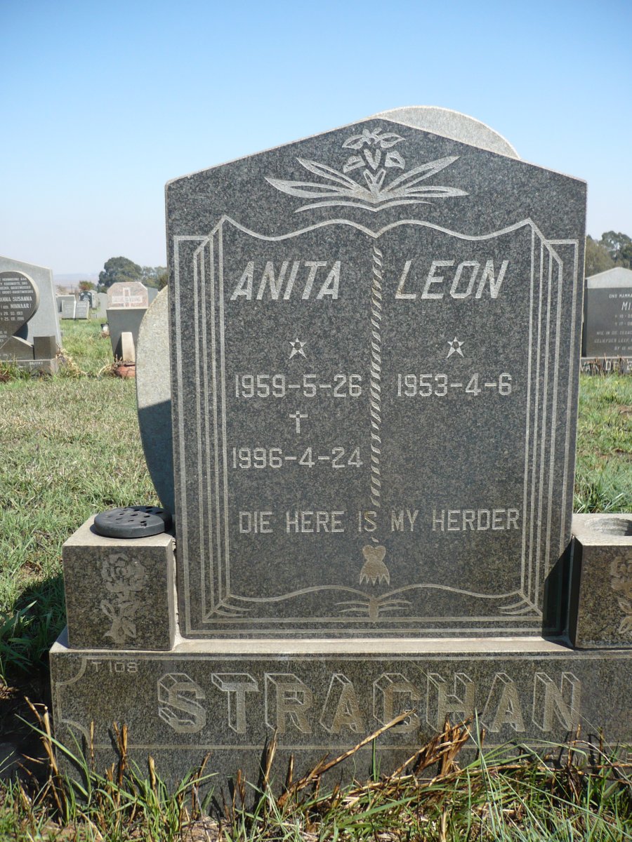 STRACHAN Leon 1953- &amp; Anita 1959-1996
