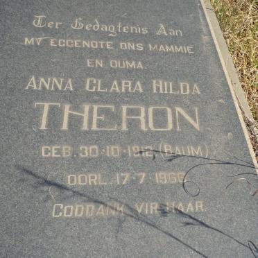 THERON Anna Clara Hilda nee BAUM 1912-1968