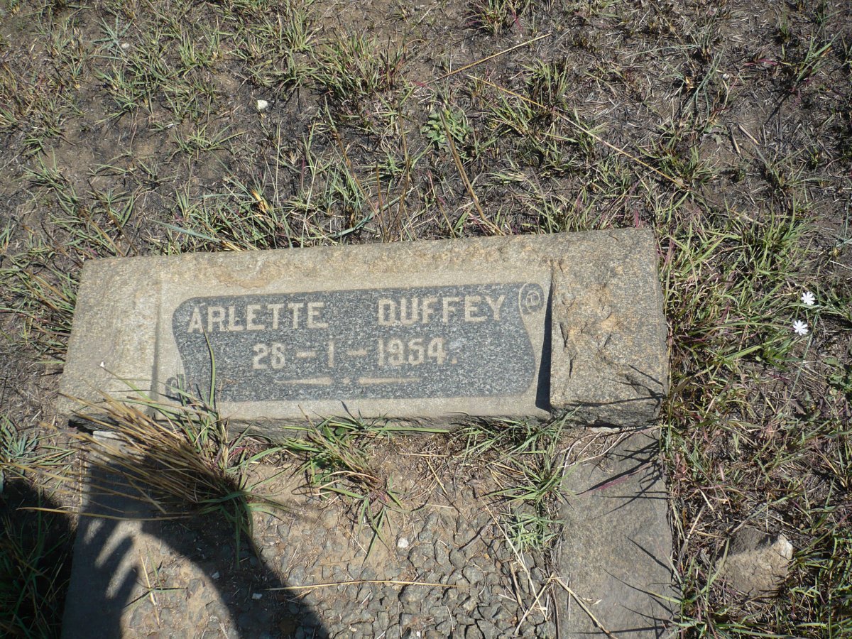 DUFFEY Arlette 1954-1954