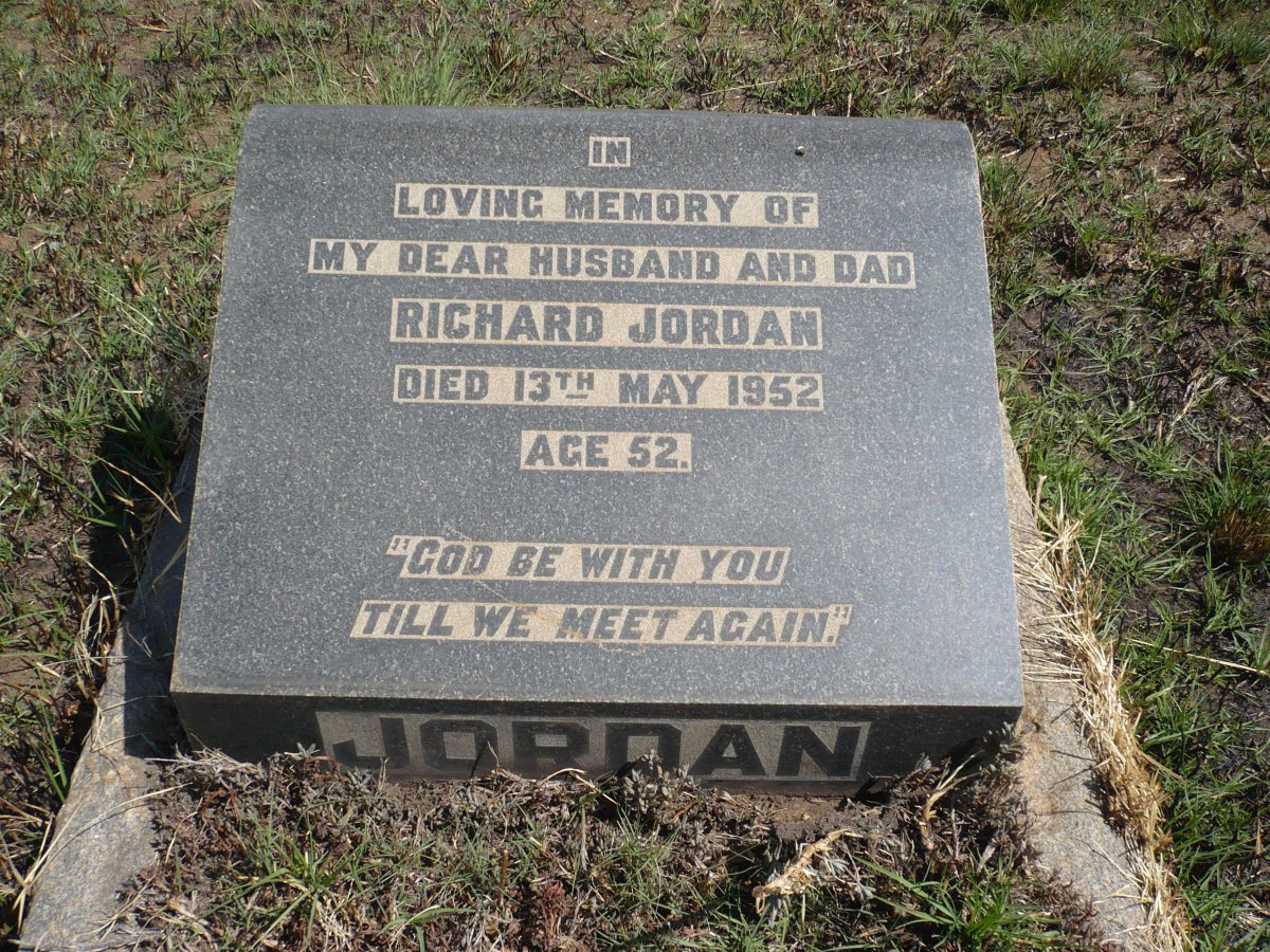 JORDAN Richard -1952