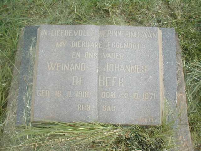 BEER Weinand Johannes, de 1918-1971