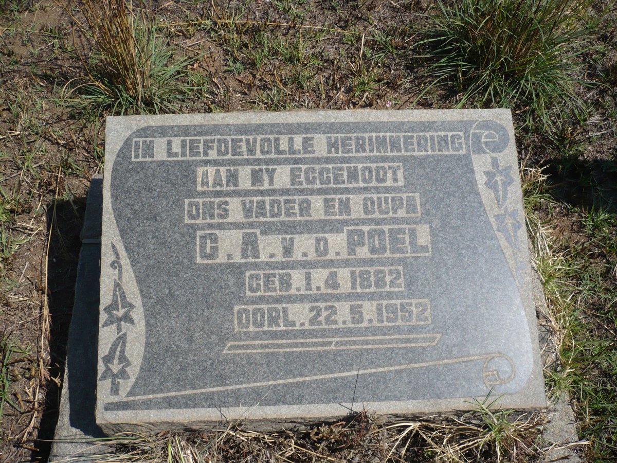 POEL C.A., v.d. 1882-1952