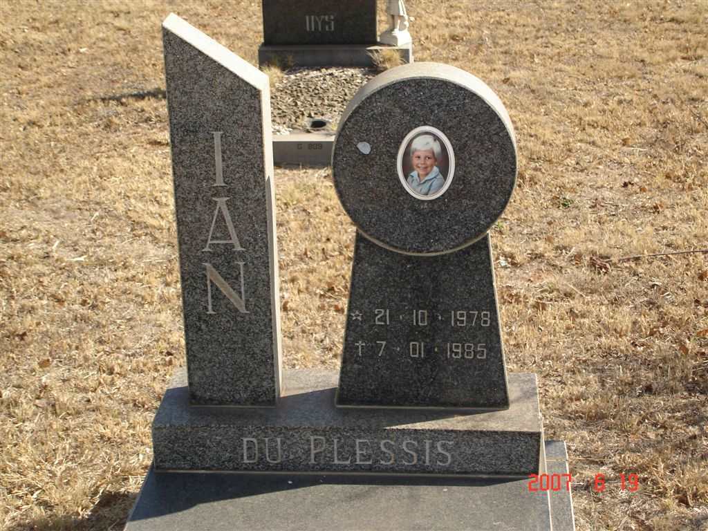 PLESSIS Ian, du 1978-1985