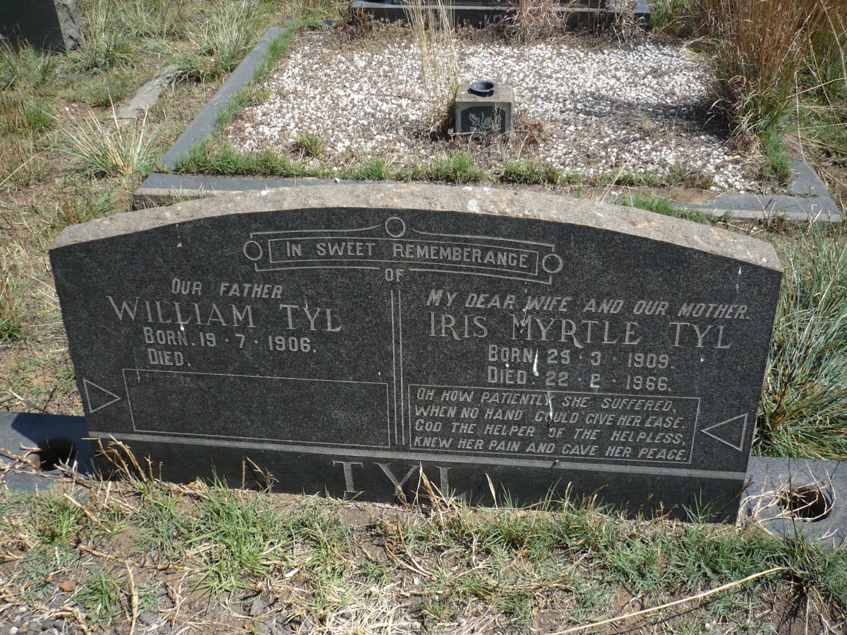 TYL William 1906- &amp; Iris Myrtle 1909-1966