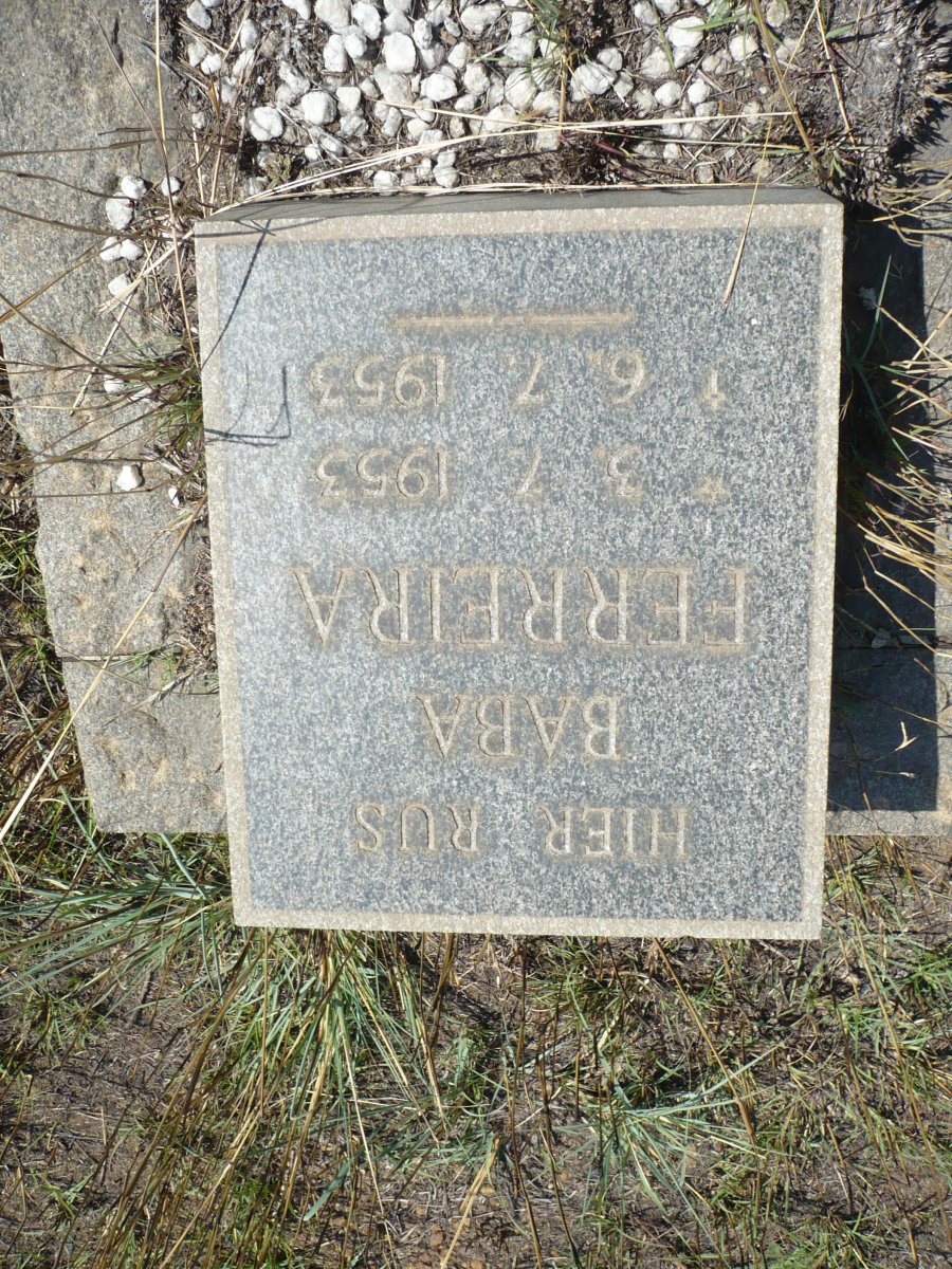 FERREIRA Baby 1953-1953