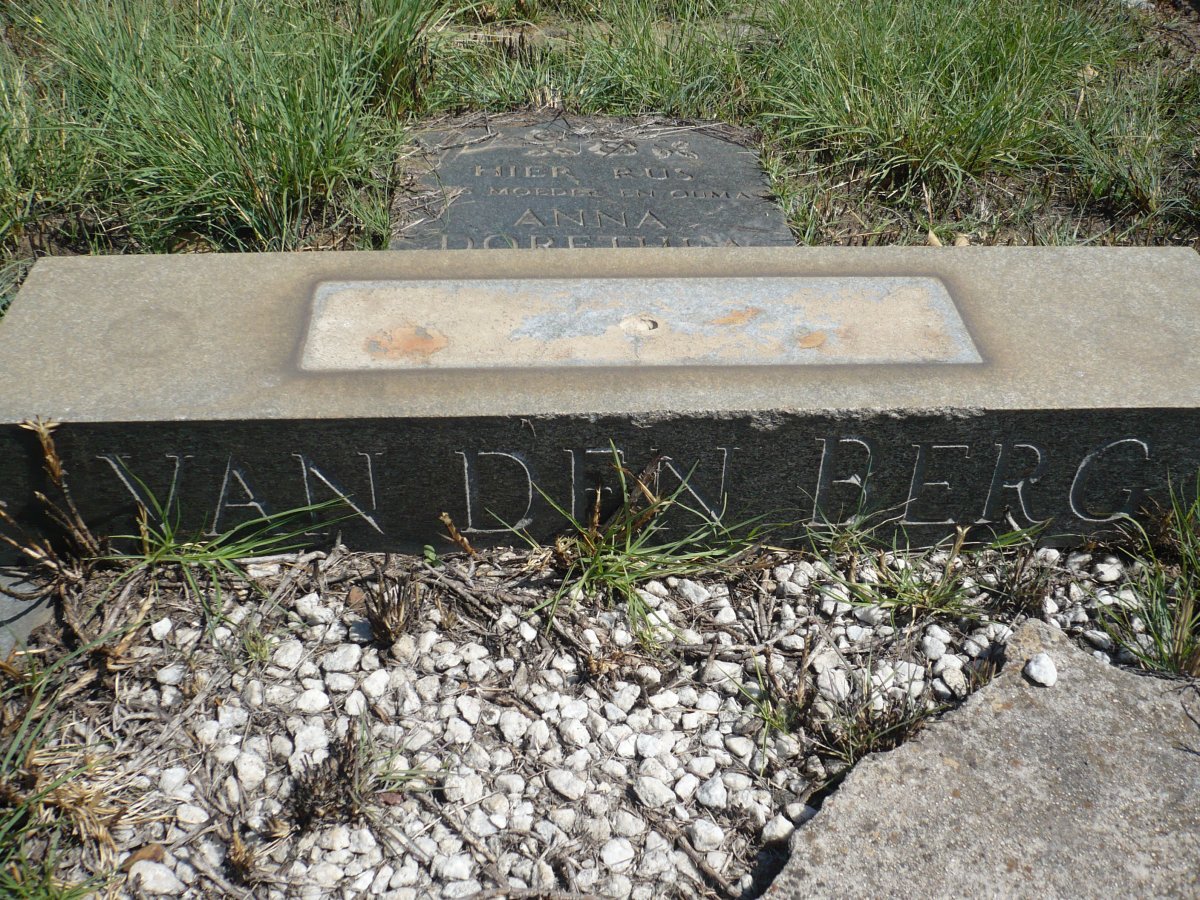 BERG Anna Dorethea, van den 1899-1972