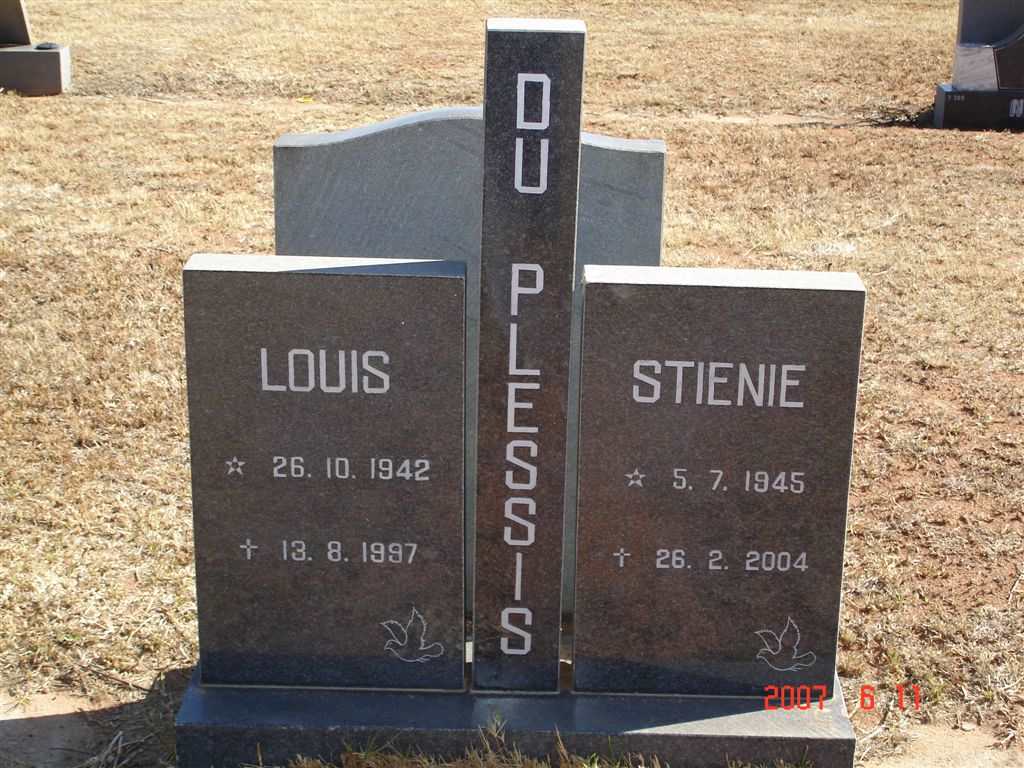 PLESSIS Louis, du 1942-1997 &amp; Stienie 1945-2004