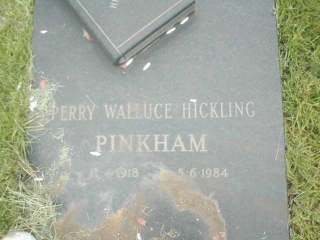 PINKHAM Perry Walluce Hickling 1918-1984