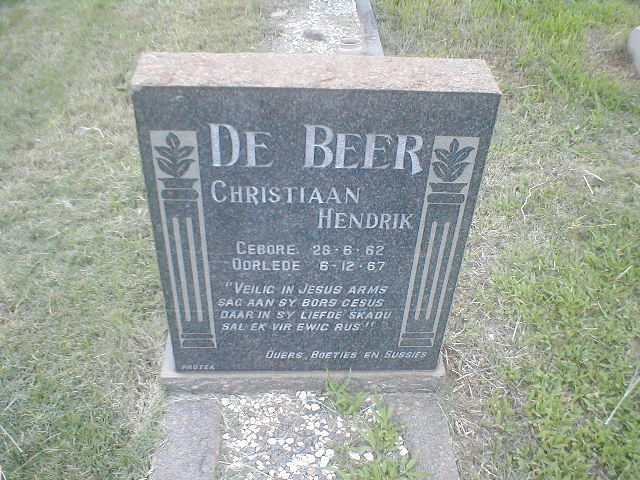 BEER Christiaan Hendrik, de 1962-1967
