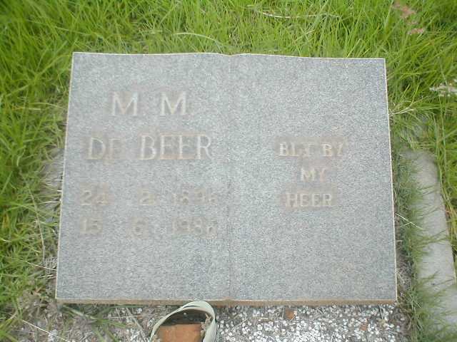 BEER M.M., de 1896-1986