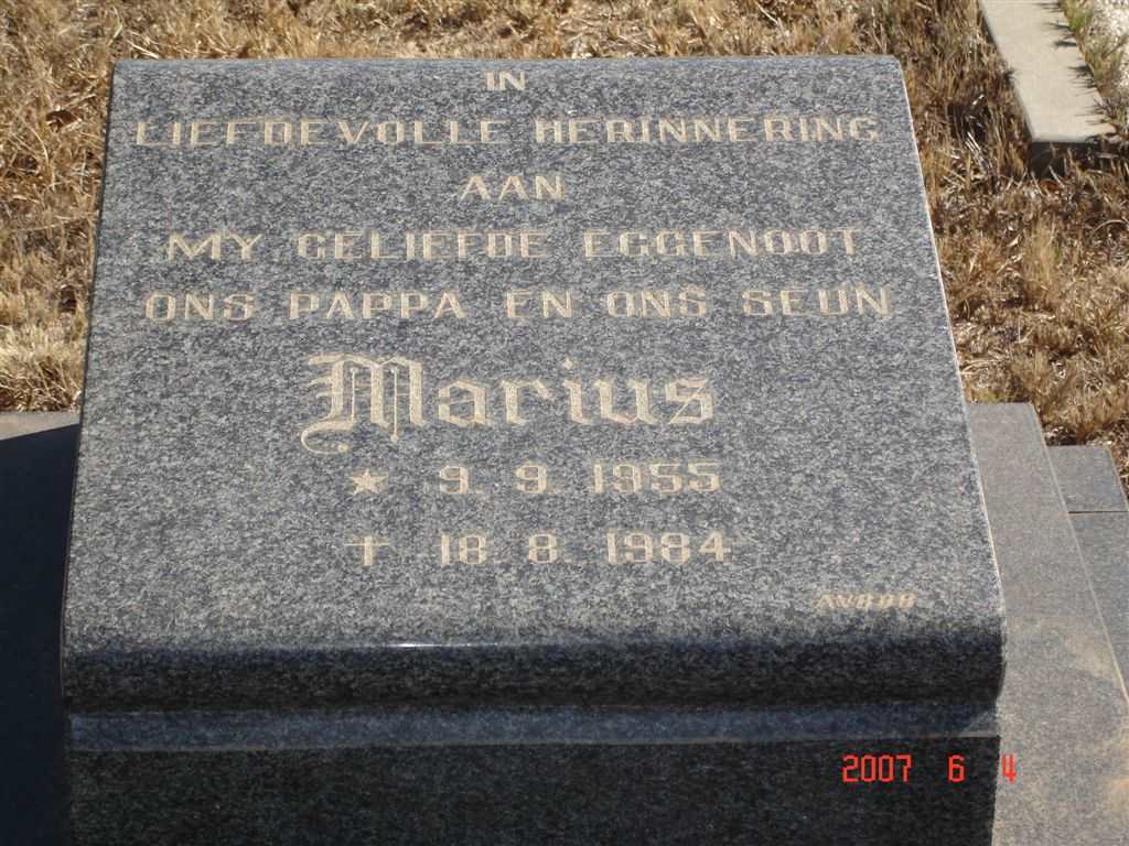 GREYLING Marius 1955-1984
