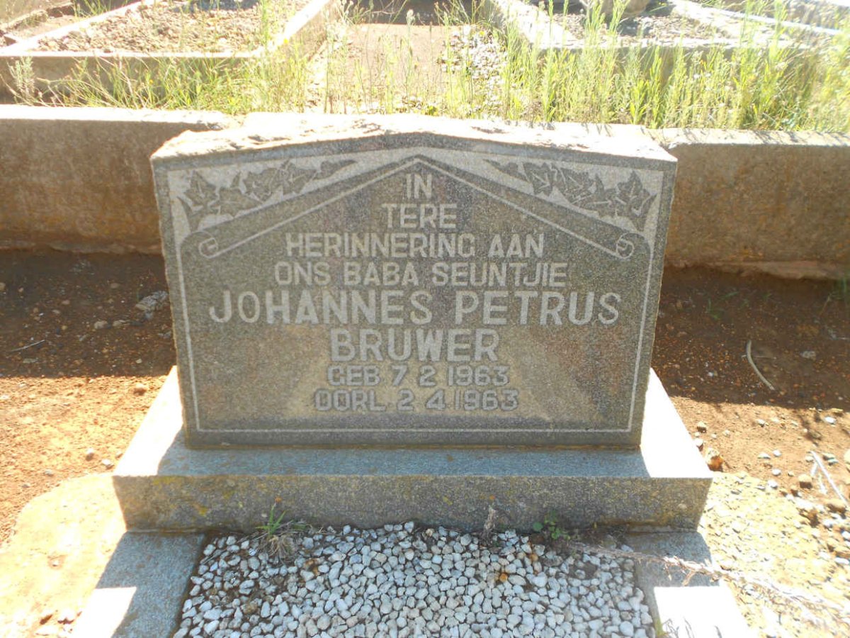 BRUWER Johannes Petrus 1963-1963