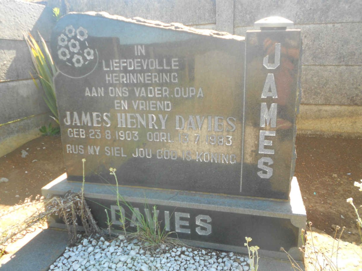 DAVIES James Henry 1903-1983