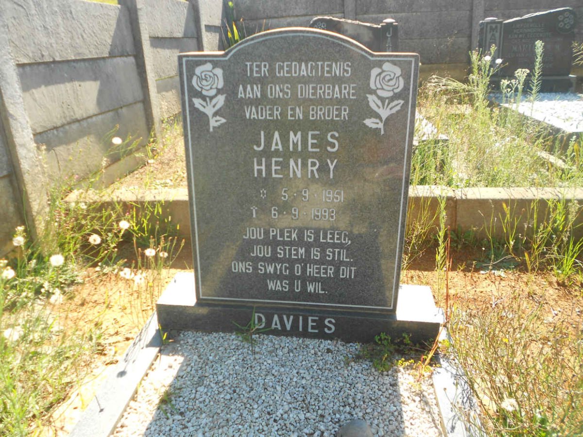 DAVIES James Henry 1951-1993