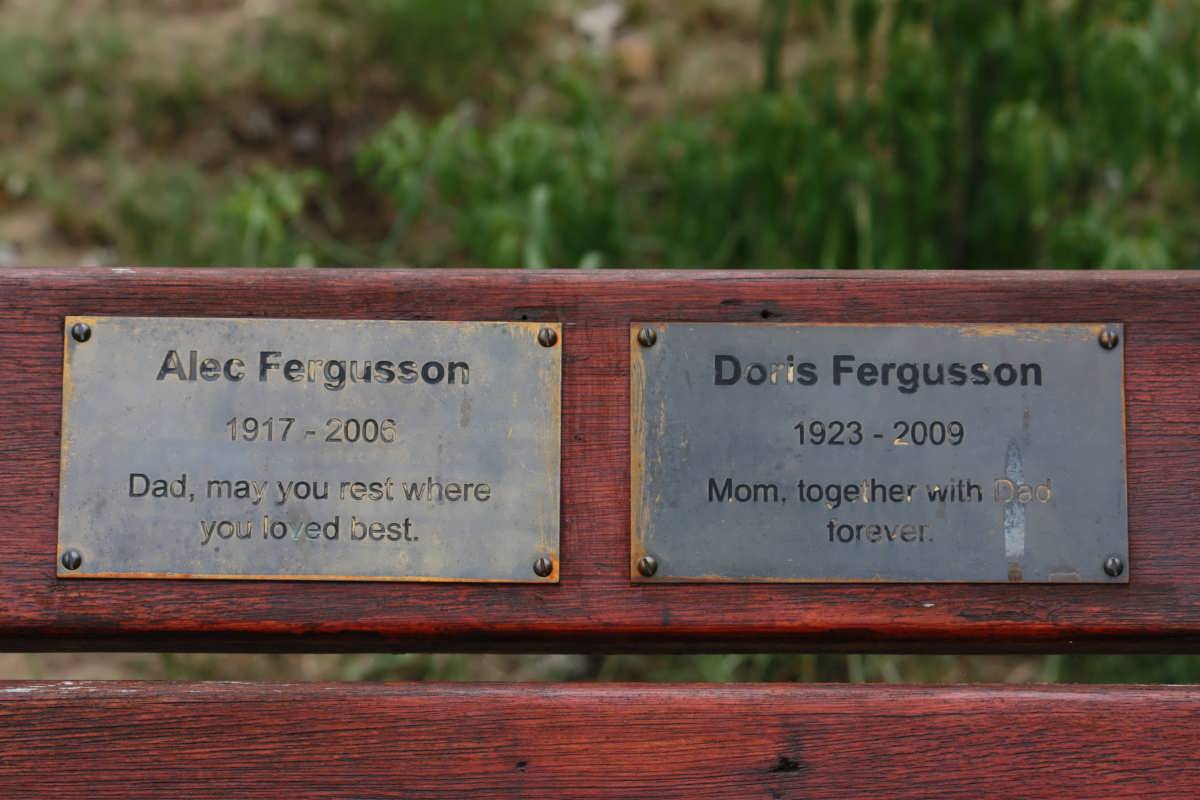 FERGUSSON Alec 1917-2006 &amp; Doris 1923-2009