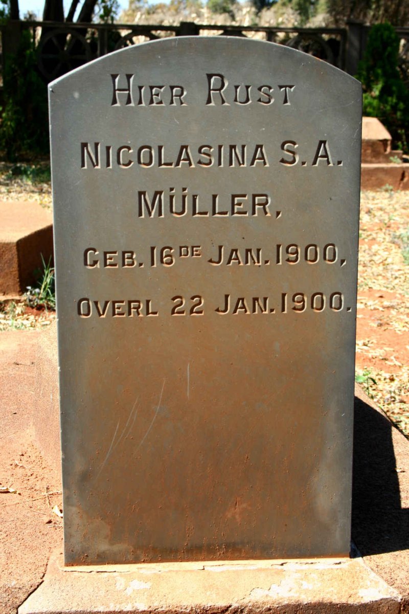 MULLER Nicolasina S.A. 1900-1900