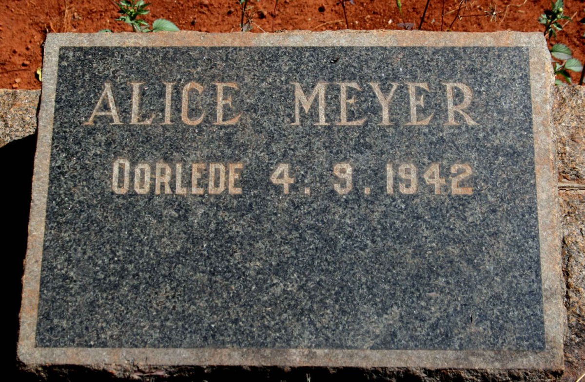 MEYER Alice -1942