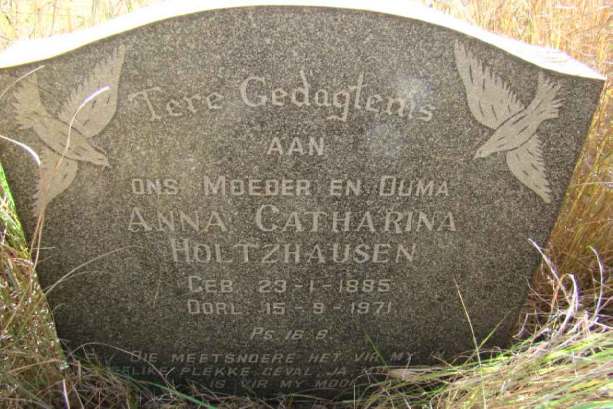 HOLTZHAUSEN Anna Catharina 1885-1971