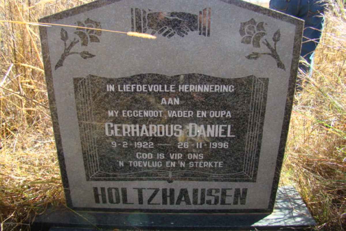 HOLTZHAUSEN Gerhardus Daniel 1922-1996