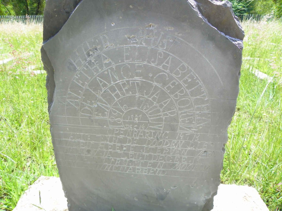 LANGE Aletha Elisabetha, de 1896-1901