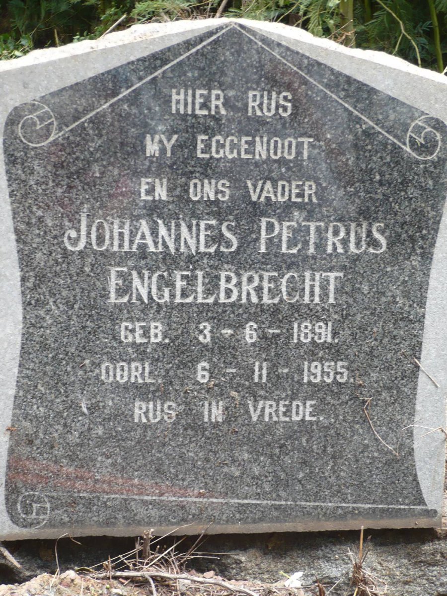 ENGELBRECHT Johannes Petrus 1891-1955
